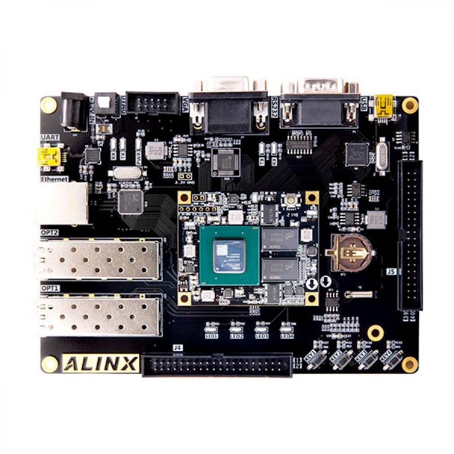 AMD Xilinx Artix7 SFP FPGA Development Board XC7A200T [AX7202]