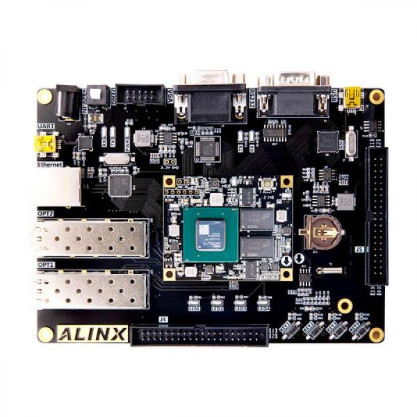 디바이스마트,MCU보드/전자키트 > 프로세서/개발보드 > FPGA,ALINX,AMD Xilinx Artix7 SFP FPGA Development Board XC7A200T [AX7202],Artix™ 7 XC7A200T-2FGG484I, 1GB DDR3 / 기가비트 이더넷 / JTAG / VGA / Industrial grade, -40°c~85°c / 2 SFP Interfaces, 1 Gigabit Ethernet