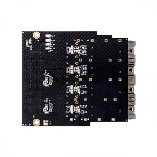 디바이스마트,MCU보드/전자키트 > 통신/네트워크 > RF/LoRa,ALINX,4 * SFP+ Optical Fiber Interface FMC HPC Board [FH1223],4x Gigabit Ethernet Port Card / FMC : 1 Standard HPC Interface, to connect with FPGA Board / SFP : The Receiving and Tansmitting Speed of Optical Fiber Data Communication is up to 10Gb/s