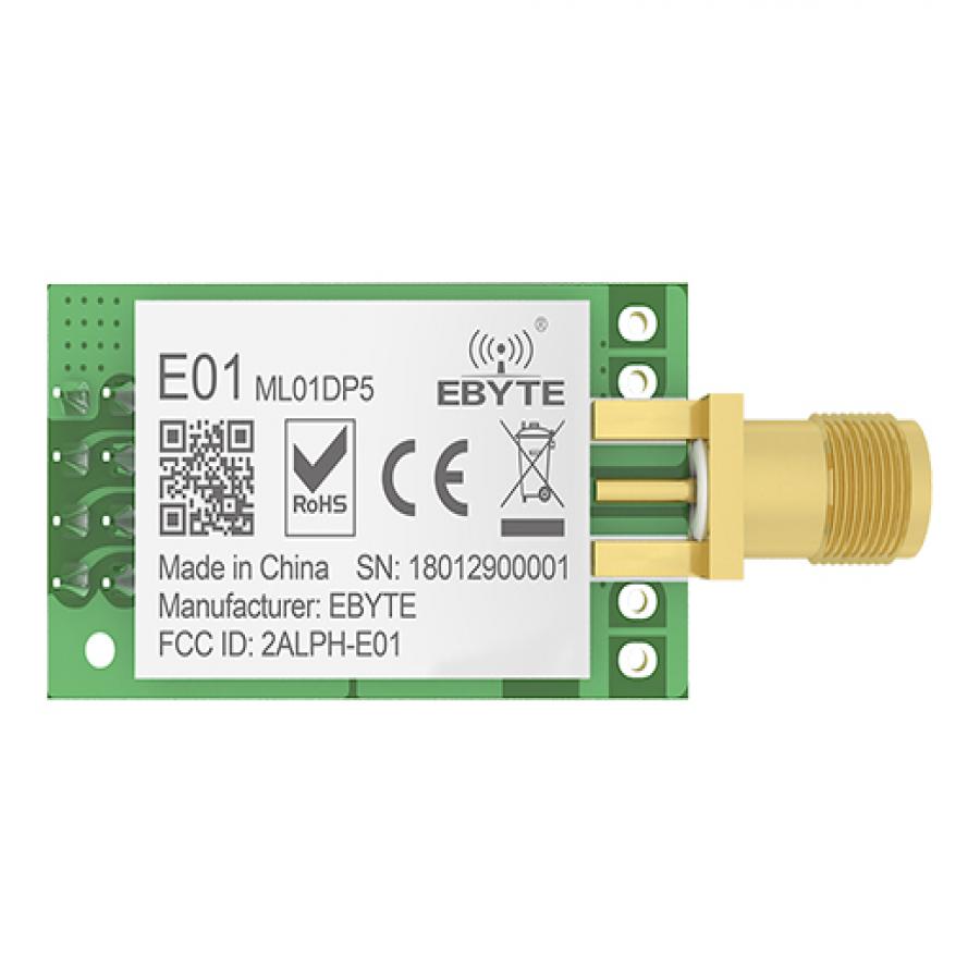 2.4GHz NRF24L01 무선 모듈 [E01-ML01DP5]