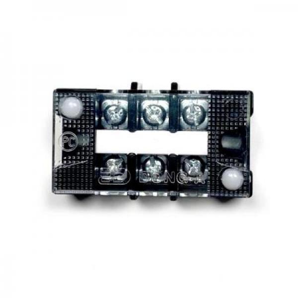 디바이스마트,커넥터/PCB > 터미널블럭 > 단자대 타입 > 고정식 단자대,동아베스텍,터미널블럭 DFT 20A 3P,터미널 블럭 / 단자대 Type / 11.5mm pitch / 600V, 20A / AWG10~22 / 볼트 사이즈 M4 / 브랜드 동아베스텍
