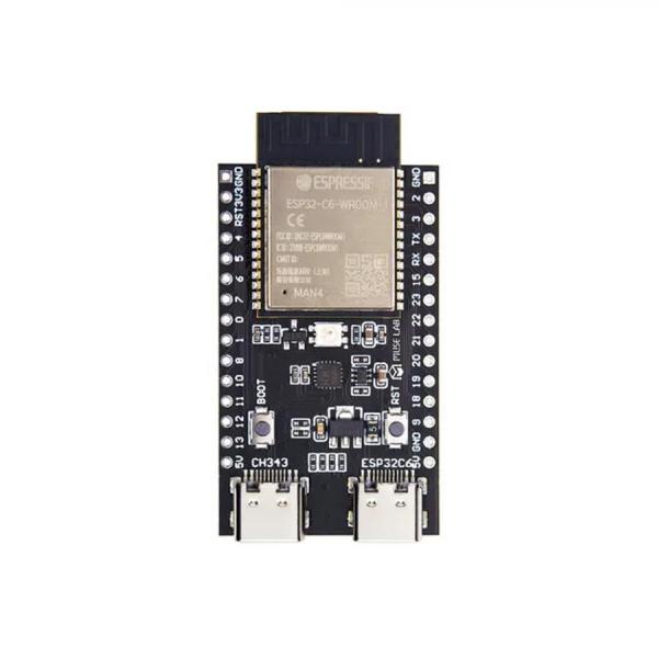 디바이스마트,오픈소스/코딩교육 > 파이썬/IoT 개발 보드 > ESP32,Happy House,ESP32-C6 와이파이6 듀얼 C타입 16MB IoT 개발보드 [muse-5],ESP32-C6-WROOM-1-N16 / C타입 더블 / 16MB Flash / WIFI6