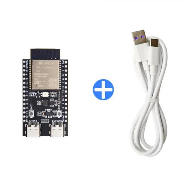 디바이스마트,오픈소스/코딩교육 > 파이썬/IoT 개발 보드 > ESP32,Happy House,ESP32-C6 와이파이6 듀얼 C타입 16MB IoT 개발보드 [muse-5],ESP32-C6-WROOM-1-N16 / C타입 더블 / 16MB Flash / WIFI6