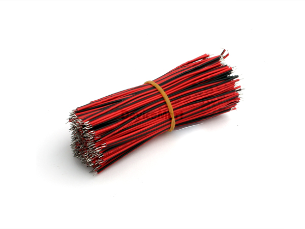 UL2468#AWG26-120mm (검정+빨강 믹스/200개)