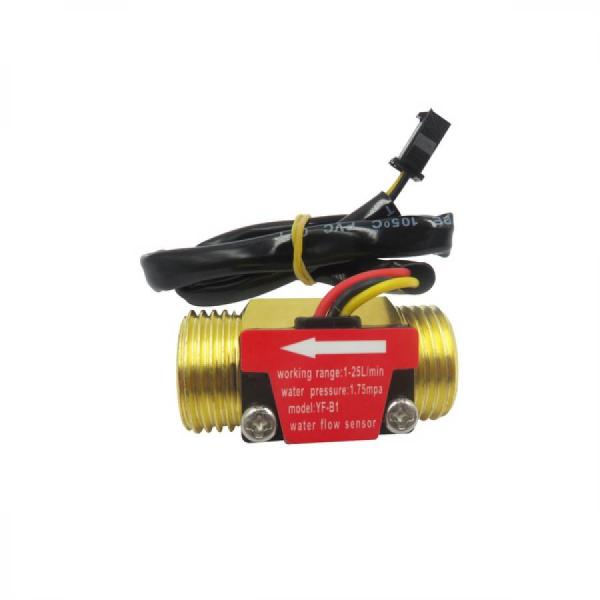 디바이스마트,센서 > 유량센서 > 유량센서,Fszjjn,유량 센서 YF-B1 [HWD-WS018],수류 센서 / 유량범위 1 - 25L/min / DC3.5~24V / 내경 유입구: 15.4mm  내경 유출구 13.5mm / 1L water ≈ 660 pulses