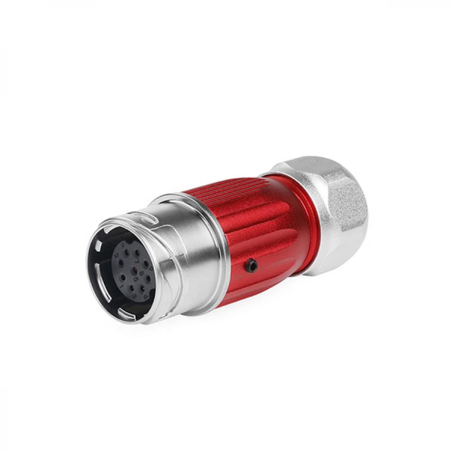 메탈 방수 Female 커넥터 9핀 [DH-20-J08PP-03-001A]