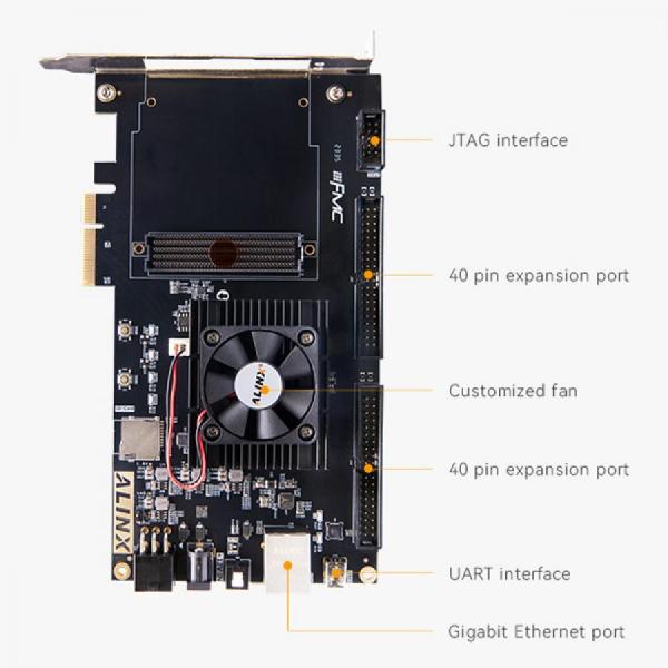 디바이스마트,MCU보드/전자키트 > 프로세서/개발보드 > FPGA,ALINX,AMD Xilinx Artix UltraScale+ XCAU15P FMC HPC AXAU15 [AXAU15],Xilinx Artix UltraScale+ FPGA Development Board / PCIe 4.0 / Gigabit Ethernet, UART, 512 Byte EEPROM 24LC04, Temperature sensor LM75 / QSPI Flash : 32MB / GTH : 12