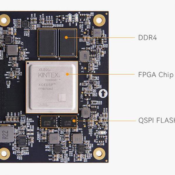 디바이스마트,MCU보드/전자키트 > 프로세서/개발보드 > FPGA,ALINX,AMD Xilinx Kintex UltraScale+ FPGA Core Board EVB & Kits SOM PCIE3.0 GTY XCKU5P [ACKU5],Xilinx Kintex UltraScale+ FPGA SOM Core Board / PCIe 3.0、GTY 28Gb/s x16 Transceiver、100G Ethernet、Industrial Grade / Logic Cells : 475K / XCKU5P-2FFVB676I