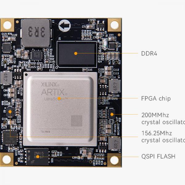 디바이스마트,MCU보드/전자키트 > 프로세서/개발보드 > FPGA,ALINX,AMD Xilinx Artix UltraScale+ XCAU15P Industrial grade [ACAU15],Xilinx Artix UltraScale+ FPGA Core board / XCAU15P-2FFVB676I / Logic Cells : 170K / Flip Flops : 156K / QSPI / DDR4