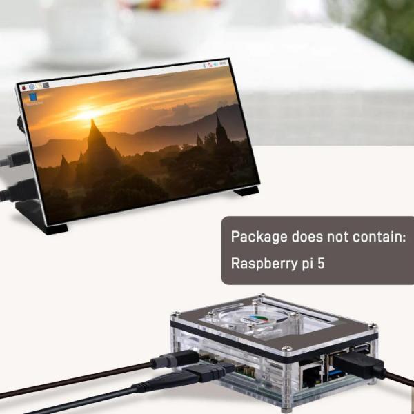 디바이스마트,오픈소스/코딩교육 > 라즈베리파이 > 라즈베리파이 케이스,52PI,라즈베리파이5 아크릴 9층 레이어 쿨링팬 히트싱크 케이스 [ZP-0165],라즈베리파이 5 전용 케이스 / 9층 아크릴 적층형 케이스 / 4010 팬 포함 / 93*68.5*30mm