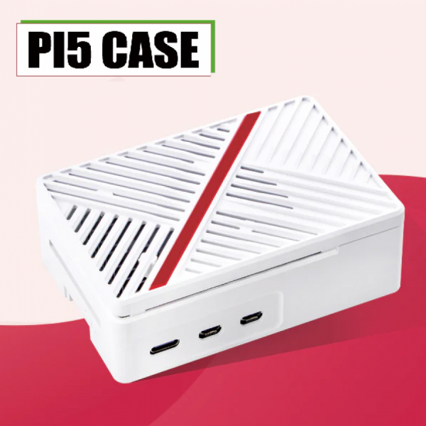 디바이스마트,오픈소스/코딩교육 > 라즈베리파이 > 라즈베리파이 케이스,52PI,라즈베리파이5 ABS 쿨링팬 케이스 화이트 [ZP-0167-white],라즈베리파이 5 전용 케이스 / 방열판+쿨링팬 포함 / 써멀패드 제공 / 94*63*31mm / 화이트
