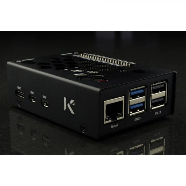 디바이스마트,오픈소스/코딩교육 > 라즈베리파이 > 라즈베리파이 케이스,KKSB,라즈베리파이5 벌집형 알루미늄 케이스,한국공식대리점 / 라즈베리파이5 알루미늄 케이스 / 블랙  / 레이저 컷팅, 샌드블래스트 처리된 알루미늄 / 케이스 단품 / Raspberry Pi 5 Case Aluminium Black