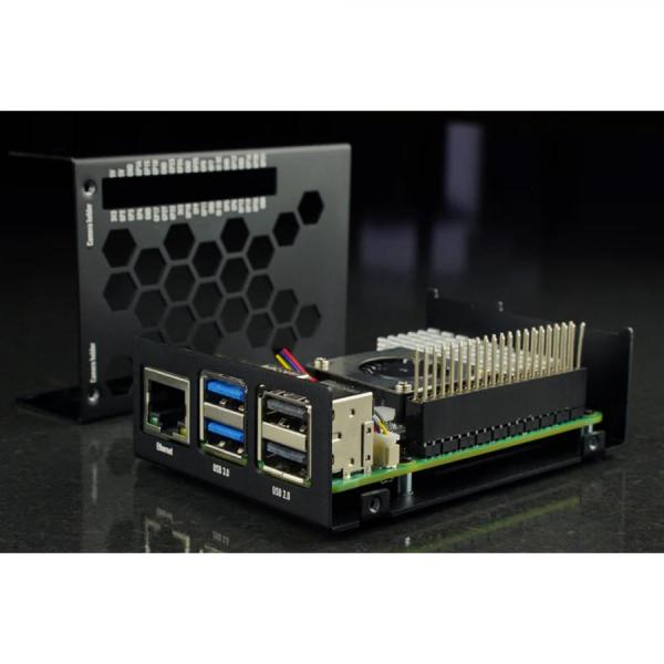 디바이스마트,오픈소스/코딩교육 > 라즈베리파이 > 라즈베리파이 케이스,KKSB,라즈베리파이5 벌집형 알루미늄 케이스,한국공식대리점 / 라즈베리파이5 알루미늄 케이스 / 블랙  / 레이저 컷팅, 샌드블래스트 처리된 알루미늄 / 케이스 단품 / Raspberry Pi 5 Case Aluminium Black