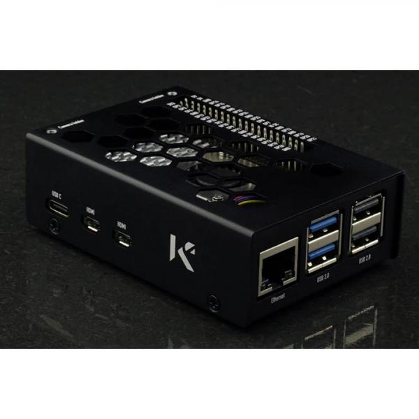 디바이스마트,오픈소스/코딩교육 > 라즈베리파이 > 라즈베리파이 케이스,KKSB,라즈베리파이5 벌집형 알루미늄 케이스,한국공식대리점 / 라즈베리파이5 알루미늄 케이스 / 블랙  / 레이저 컷팅, 샌드블래스트 처리된 알루미늄 / 케이스 단품 / Raspberry Pi 5 Case Aluminium Black