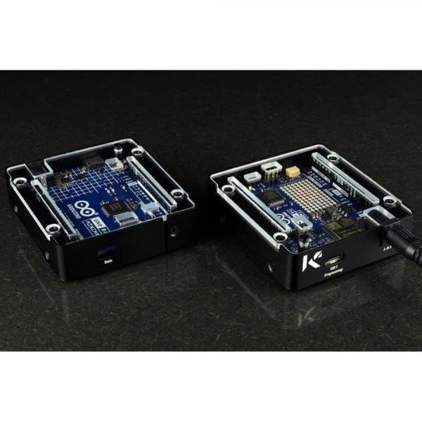 디바이스마트,오픈소스/코딩교육 > 아두이노 > 아두이노 케이스/악세사리,KKSB,아두이노 우노 R4 메탈 케이스,한국공식대리점 / 아두이노 우노 R4 케이스 / Minima, WiFi 완벽 호환 / 샌드블라스트 / Arduino UNO R4 Case