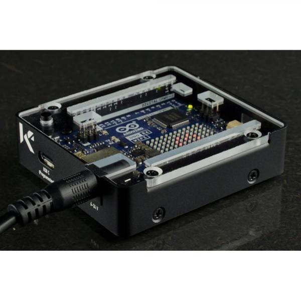 디바이스마트,오픈소스/코딩교육 > 아두이노 > 아두이노 케이스/악세사리,KKSB,아두이노 우노 R4 메탈 케이스,한국공식대리점 / 아두이노 우노 R4 케이스 / Minima, WiFi 완벽 호환 / 샌드블라스트 / Arduino UNO R4 Case