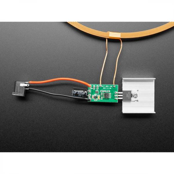 디바이스마트,MCU보드/전자키트 > 전원/신호/저장/응용 > 충전/배터리/전원,Adafruit,Large Inductive Coil and 10 Wireless LED Kit - 24V [ada-5141],대형 Inductive Chargers / 전압 : 24V / 무선 LED 10 키트 / 전력 공급 거리 : 0 - 150mm / 모듈 크기: 18mm x 30mm / 코일 외경 : 200mm