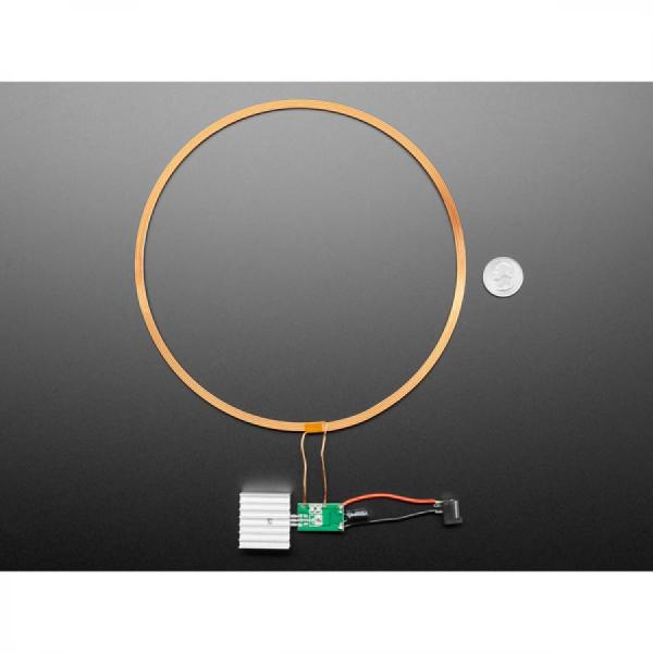 디바이스마트,MCU보드/전자키트 > 전원/신호/저장/응용 > 충전/배터리/전원,Adafruit,Large Inductive Coil and 10 Wireless LED Kit - 24V [ada-5141],대형 Inductive Chargers / 전압 : 24V / 무선 LED 10 키트 / 전력 공급 거리 : 0 - 150mm / 모듈 크기: 18mm x 30mm / 코일 외경 : 200mm