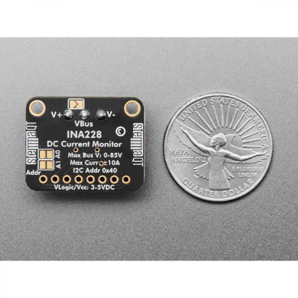디바이스마트,MCU보드/전자키트 > 전원/신호/저장/응용 > 메타/측정기,Adafruit,Adafruit INA228 - I2C 85V, 20-bit High or Low Side Power Monitor - STEMMA QT / Qwiic [ada-5832],INA228 / +85VDC의 버스 전압 측정 가능 / 아두이노, 라즈베리파이 호환 / I2C