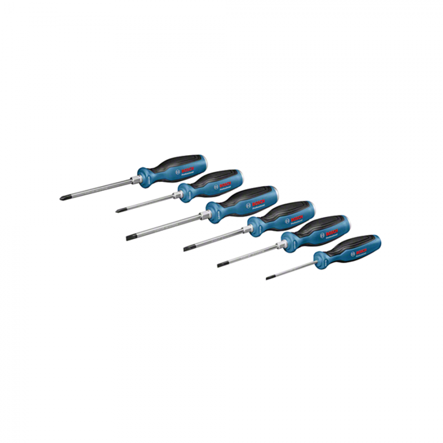 보쉬 전문가용 6PCS SL/PH 스크류 드라이버 세트