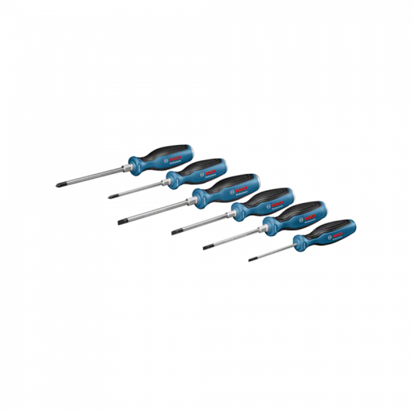 디바이스마트,수공구/전자공구/전동공구 > 작업공구 > 드라이버류 > 드라이버세트,보쉬 BOSCH,보쉬 전문가용 6PCS SL/PH 스크류 드라이버 세트,전문가용 스크류 드라이버 세트 까다로운 작업을 위한 견고한 스크류 드라이버