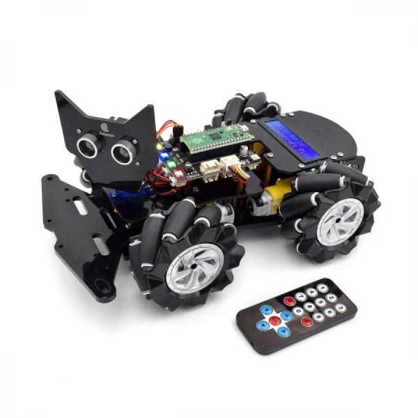 디바이스마트,오픈소스/코딩교육 > 코딩교육 키트/로봇 > Adeept,Adeept,라즈베리파이 피코용 4WD 무지향성 스마트카 키트 [ADR032],4WD 무지향성 DIY STEM 원격 제어 교육용 로봇 키트(LCD1602 포함) / ESP8266