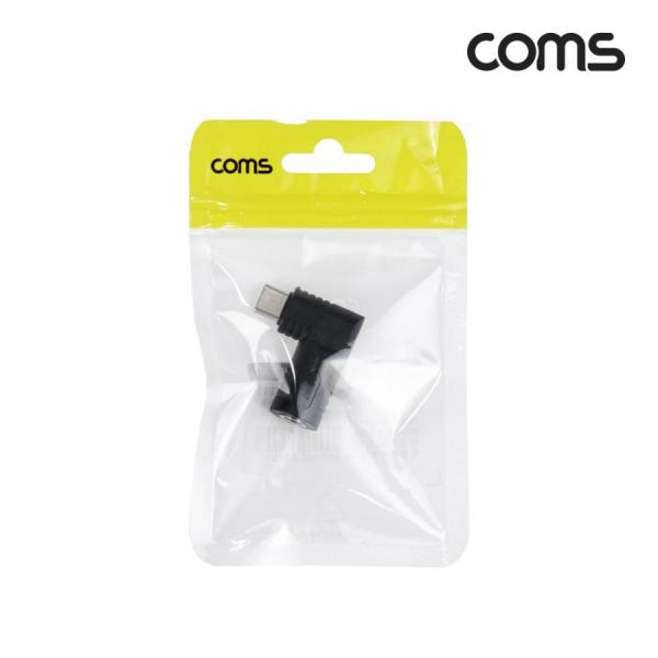 디바이스마트,커넥터/PCB > I/O 커넥터 > 젠더류 > USB3.1(C타입) 젠더,Coms,USB Type C 노트북 변환 젠더 PD DC 5V/9V/20V 5.5-1.7 꺾임 [TB793],노트북 전용 최대 65W 충전지원