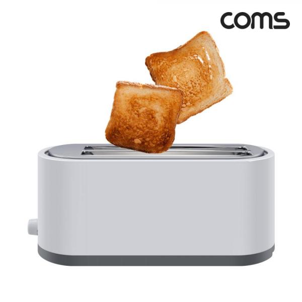 디바이스마트,컴퓨터/모바일/가전 > 가전/생활용품 > 주방가전 > 토스터/제빵기/반죽기,Coms,Coms 2구 롱 토스터 [FT531],와이드슬롯 4개씩 토스팅 토스터기 토스트기 토스트 굽기조절 재가열 모드기능 1200~1400W