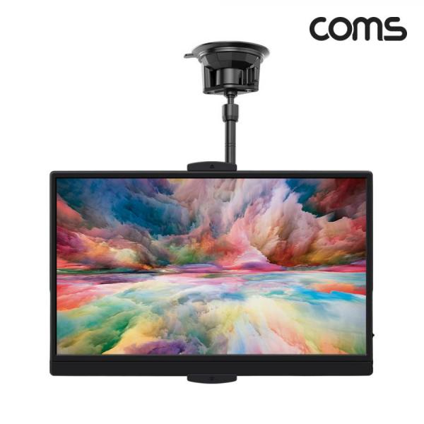 디바이스마트,컴퓨터/모바일/가전 > 게임/취미/캠핑용품 > 차량용 소모품,Coms,Coms 차량용 태블릿 진공 흡착 거치대 [JA310],스마트폰부터 15형 모니터까지 앞유리 대시보드 선루프 120~245mm