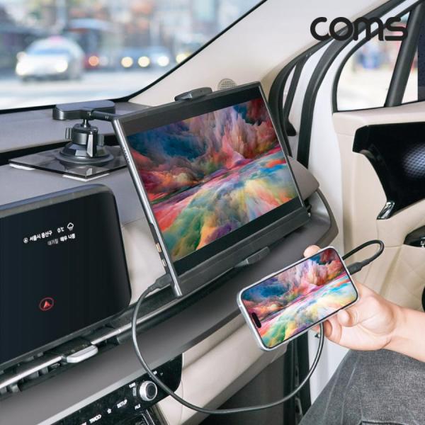 디바이스마트,컴퓨터/모바일/가전 > 게임/취미/캠핑용품 > 차량용 소모품,Coms,Coms 차량용 태블릿 진공 흡착 거치대 [JA310],스마트폰부터 15형 모니터까지 앞유리 대시보드 선루프 120~245mm