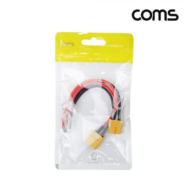디바이스마트,LED/LCD > LED 악세사리 > 전기배선용품,Coms,Coms DC 전원 케이블 제작용 점퍼선 2선 Red Black 30cm XT60 [BD973],2선 Red Black 30cm XT60