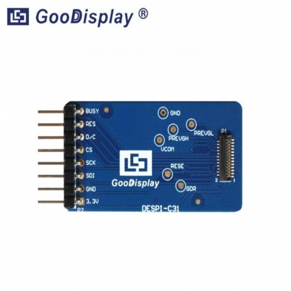 디바이스마트,MCU보드/전자키트 > 디스플레이 > E-paper,Goodisplay,STM32 E-paper 개발 보드 STM32 DESPI + 3.1인치 어댑터 보드 STM32-L(C31),3.1인치 SPI E-paper 디스플레이 STM32 개발보드 / 사이즈 : 90x60mm / 전원 : Type-C 5V / DESPI-C131 포함 / 케이블 포함