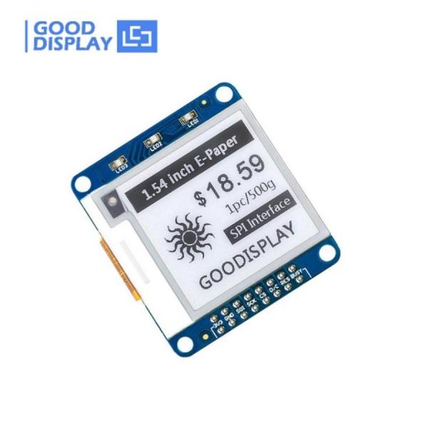 디바이스마트,MCU보드/전자키트 > 디스플레이 > E-paper,Goodisplay,1.54인치 SPI E-paper 흑백 터치 스크린 모듈 DESPI-K154D67,GDEH0154D67 / SSD1681 / 1.54인치 / 사이즈 : 41.8x37.32mm / 해상도 : 200x200 / 그레이스케일 : 4 / 흑백