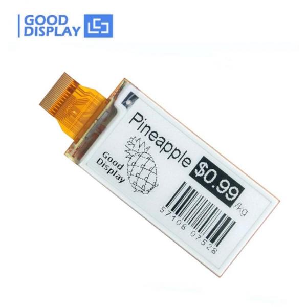 디바이스마트,MCU보드/전자키트 > 디스플레이 > E-paper,Goodisplay,2.13인치 플렉서블 E-paper 디스플레이 GDEM0213I61,GDEM0213I61 / 2.13인치 / SSD1680 / 해상도 : 212x104 / SPI / 흑백 / 그레이스케일 : 2 / 플렉서블