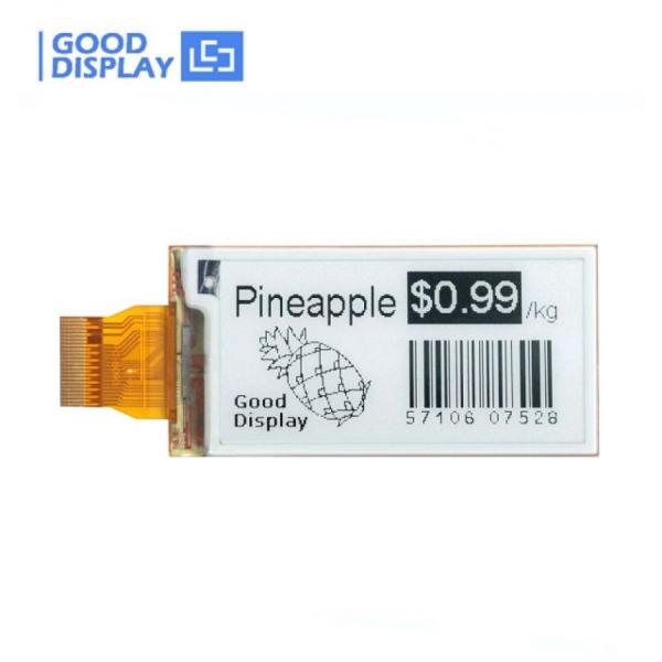 디바이스마트,MCU보드/전자키트 > 디스플레이 > E-paper,Goodisplay,2.13인치 플렉서블 E-paper 디스플레이 GDEM0213I61,GDEM0213I61 / 2.13인치 / SSD1680 / 해상도 : 212x104 / SPI / 흑백 / 그레이스케일 : 2 / 플렉서블