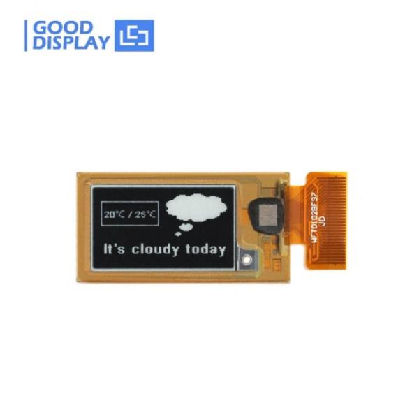 디바이스마트,MCU보드/전자키트 > 디스플레이 > E-paper,Goodisplay,1.02인치  플렉서블 E-paper 디스플레이 GDEW0102I4FC,GDEW0102I4FC  / 2.13인치 / UC8175 / 해상도 : 128x80 / SPI / 흑백 / 그레이스케일 : 2 / 플렉서블