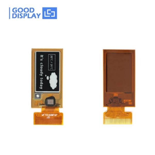 디바이스마트,MCU보드/전자키트 > 디스플레이 > E-paper,Goodisplay,1.02인치  플렉서블 E-paper 디스플레이 GDEW0102I4FC,GDEW0102I4FC  / 2.13인치 / UC8175 / 해상도 : 128x80 / SPI / 흑백 / 그레이스케일 : 2 / 플렉서블