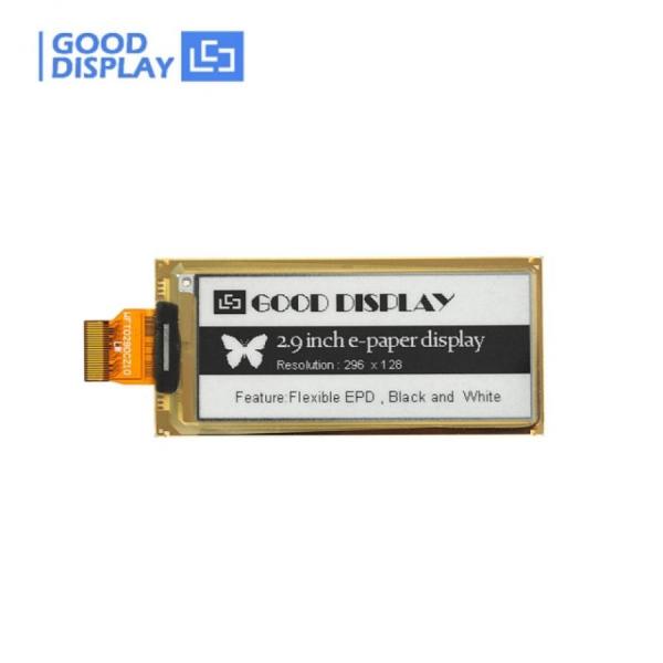 디바이스마트,MCU보드/전자키트 > 디스플레이 > E-paper,Goodisplay,2.9인치 플렉서블 E-paper 디스플레이 GDEW029I6FD,GDEW029I6FD / 2.9인치 / UC8151D / 해상도 : 296x128 / SPI / 흑백 / 그레이스케일 : 4 / 플렉서블