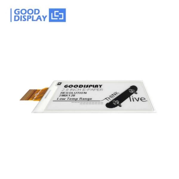 디바이스마트,MCU보드/전자키트 > 디스플레이 > E-paper,Goodisplay,2.9인치 296x128 저온 E-paper 디스플레이 GDEY029D57LT,GDEY029D57LT / 2.9인치 / 해상도 : 296x128 / SPI / 흑백 / 저온작동