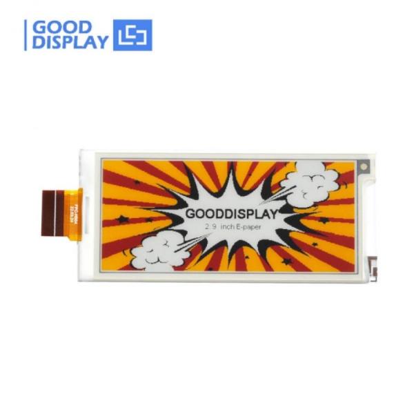 디바이스마트,MCU보드/전자키트 > 디스플레이 > E-paper,Goodisplay,2.9인치 384x168 4색 E-paper 디스플레이 GDEY029F51H,GDEY029F51H / 2.9인치 / 4색(흑백적황) / JD79667 / 해상도 : 384x168 / SPI / 그레이스케일 : 2