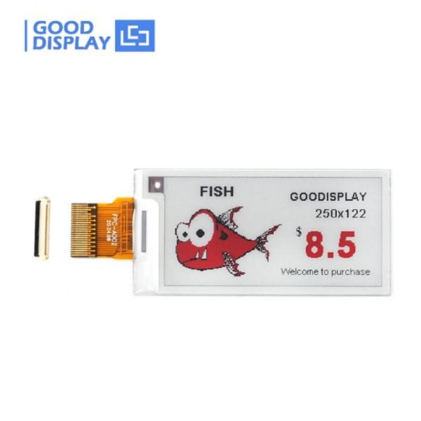 디바이스마트,MCU보드/전자키트 > 디스플레이 > E-paper,Goodisplay,2.13인치 250x122 3색(흑백적) E-paper 디스플레이 GDEY0213Z98,GDEY0213Z98 / 2.13인치 / 3색(흑백적) / SSD1680 / 해상도 : 250x122 / SPI / 그레이스케일 : 2