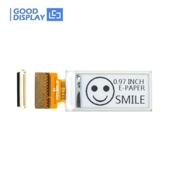 디바이스마트,MCU보드/전자키트 > 디스플레이 > E-paper,Goodisplay,0.97인치 184x88 SPI E-paper 디스플레이 GDEW0097T50,GDEW0097T50 / 0.97인치 / 흑백 / SSD1680 / 해상도 : 184x88 / SPI / 리프레시 타임 : 4s