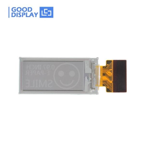 디바이스마트,MCU보드/전자키트 > 디스플레이 > E-paper,Goodisplay,0.97인치 184x88 SPI E-paper 디스플레이 GDEW0097T50,GDEW0097T50 / 0.97인치 / 흑백 / SSD1680 / 해상도 : 184x88 / SPI / 리프레시 타임 : 4s