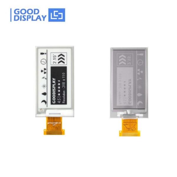 디바이스마트,MCU보드/전자키트 > 디스플레이 > E-paper,Goodisplay,2.15인치 208x112 흑백 E-paper 디스플레이 GDEW0215T11,GDEW0215T11 / 2.15인치 / 흑백 / UC8151D / 해상도 : 208x112 / SPI