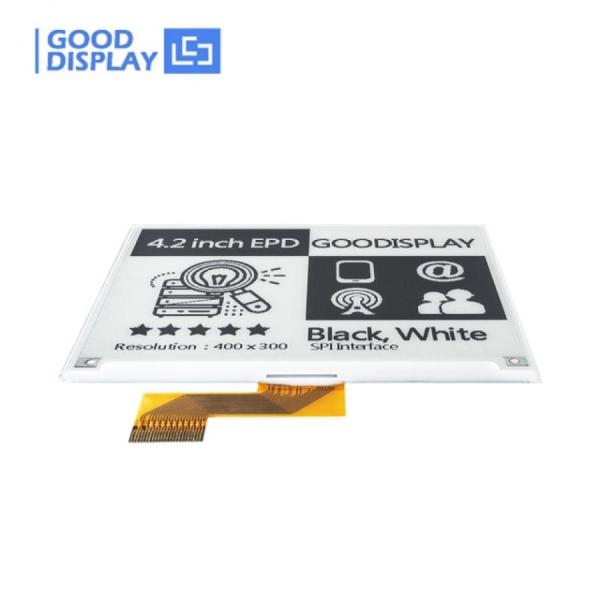 디바이스마트,MCU보드/전자키트 > 디스플레이 > E-paper,Goodisplay,4.2인치 400x300 고속 업데이트 E-paper 디스플레이 GDEY042T81,GDEY042T81 / 4.2인치 / 흑백 / SSD1683 / 해상도 : 400x300 (DPI:120) / SPI / 리프레시 타임 : 3s / 그레이스케일 : 2