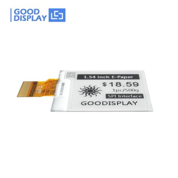 디바이스마트,MCU보드/전자키트 > 디스플레이 > E-paper,Goodisplay,1.54인치 고속 업데이트 E-paper 디스플레이 GDEY0154D67,GDEY0154D67 / 1.54인치 / 흑백 / SSD1681 / 해상도 : 200x200 / SPI / 리프레시 타임 : 2s / 그레이스케일 : 4