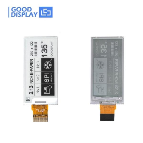 디바이스마트,MCU보드/전자키트 > 디스플레이 > E-paper,Goodisplay,2.13인치 고속 업데이트 E-paper 디스플레이 GDEY0213B74,GDEY0213B74 / 2.13인치 / 흑백 / SSD1680Z / 해상도 : 250x122 / SPI / 리프레시 타임 : 3s