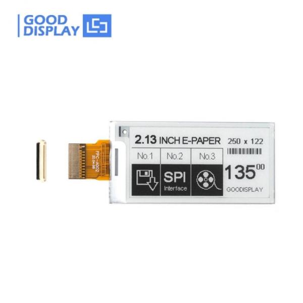 디바이스마트,MCU보드/전자키트 > 디스플레이 > E-paper,Goodisplay,2.13인치 고속 업데이트 E-paper 디스플레이 GDEY0213B74,GDEY0213B74 / 2.13인치 / 흑백 / SSD1680Z / 해상도 : 250x122 / SPI / 리프레시 타임 : 3s