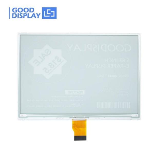 디바이스마트,MCU보드/전자키트 > 디스플레이 > E-paper,Goodisplay,5.83인치 고속 업데이트 E-paper 디스플레이 GDEY0583T81,GDEY0583T81 / 5.83인치 / 흑백 / UC8179 / 해상도 : 648x480 / SPI / 리프레시 타임 : 3.5s