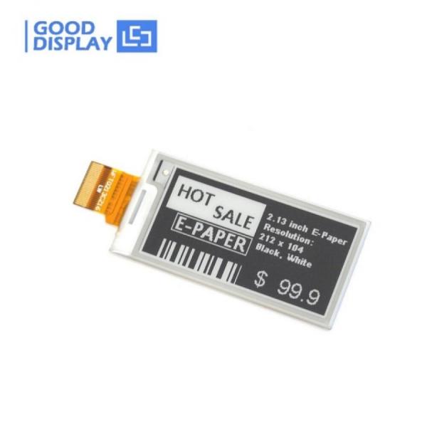 디바이스마트,MCU보드/전자키트 > 디스플레이 > E-paper,Goodisplay,2.13인치 흑백 4스케일 E-paper 디스플레이 GDEW0213T5D,GDEW0213T5D / 2.13인치 / 흑백 / 그레이스케일 : 4 / 해상도 : 212x104 / SPI / 리프레시 타임 : 3s